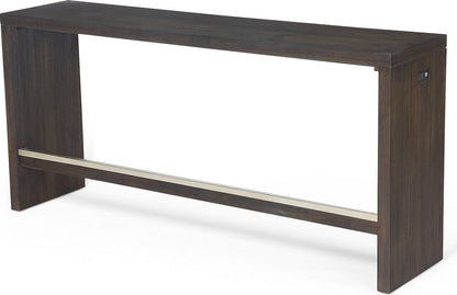 Modus Furniture - Oxford Gathering Table with USB/Power in Basalt Grey - AZU567 view 1