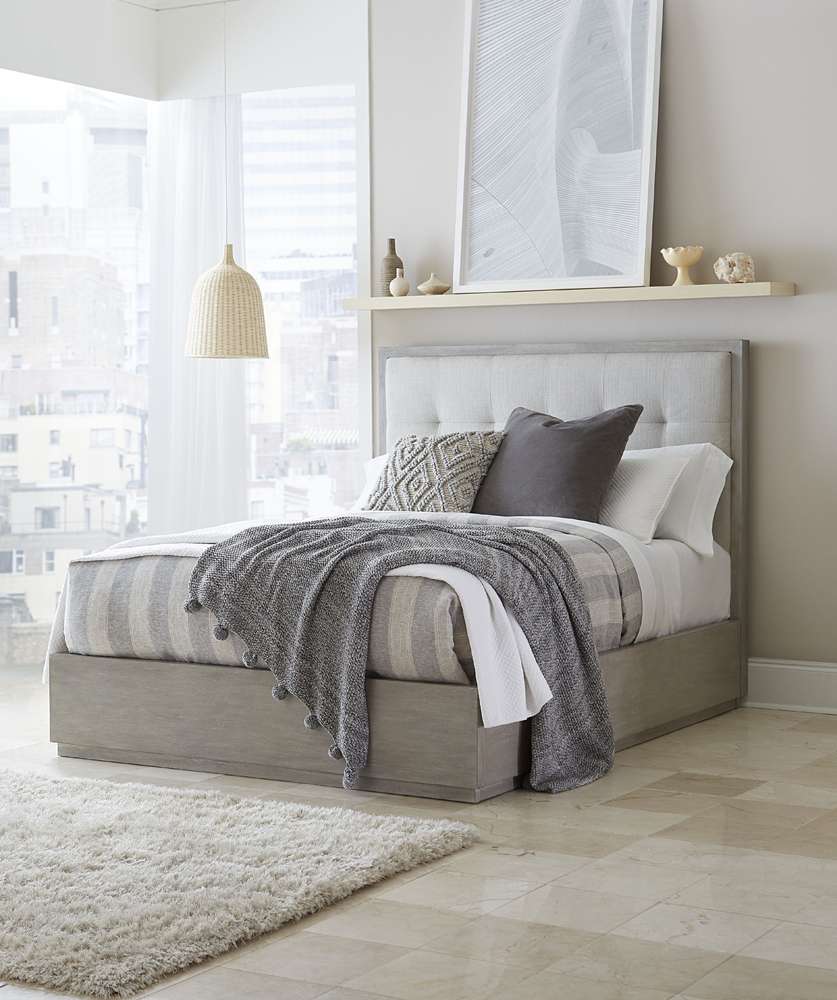 Modus Furniture - Oxford King Platform Bed in Mineral - AZBXF7 veiw 1