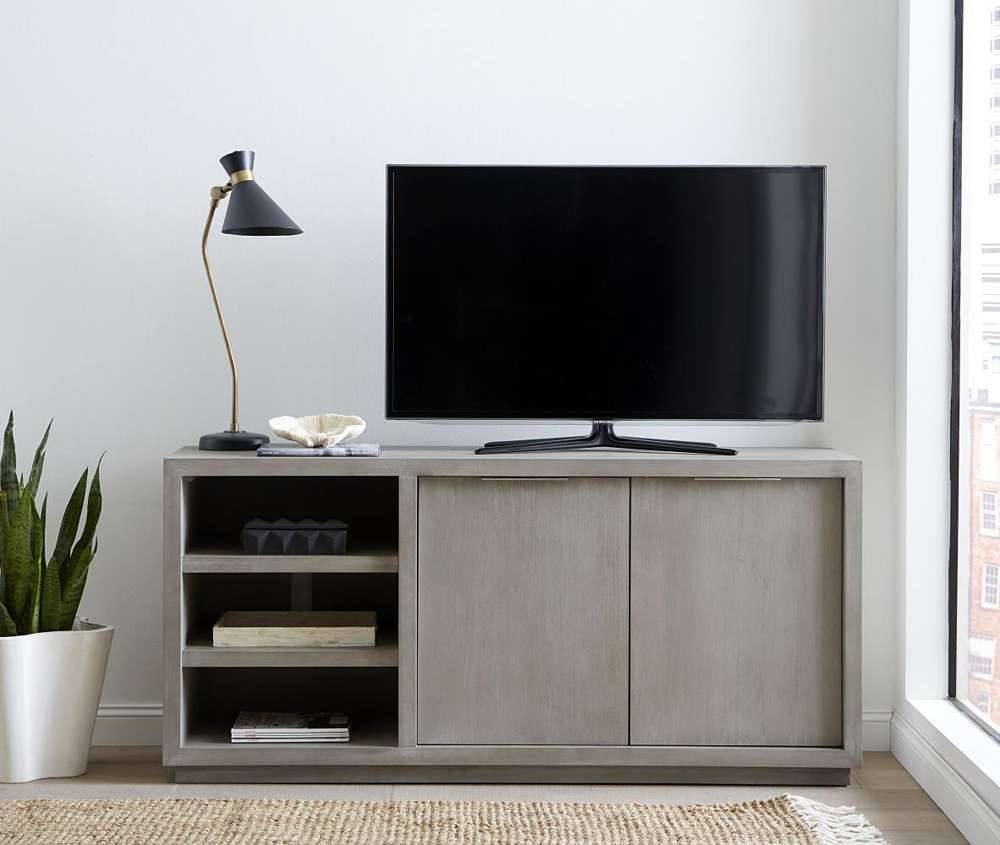 Modus Furniture - Oxford Media Console 64in in Mineral - AZBX266 veiw 1