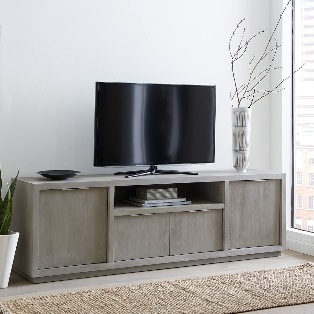 Modus Furniture - Oxford Media Console 84in in Mineral - AZBX268 view 1