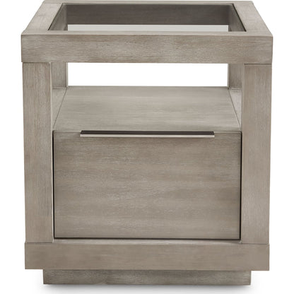 Modus Furniture - Oxford One-Drawer End Table in Mineral - AZBX22 view 5