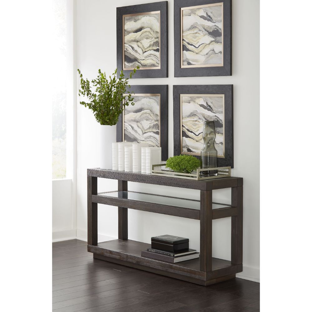 Modus Furniture - Oxford Oxford Console Table in Basalt Grey - AZU523 veiw 2