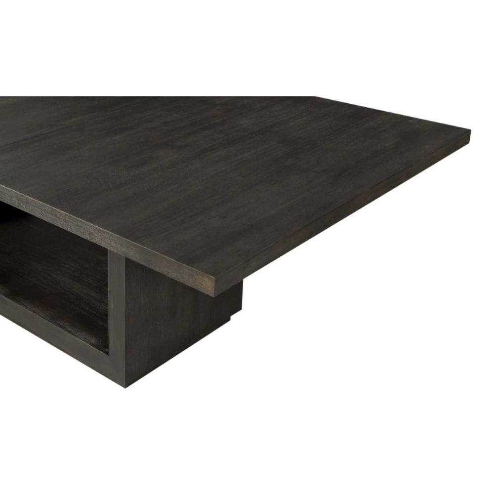 Modus Furniture - Oxford Rectangular Dining Table in Basalt Grey - AZU561 veiw 4