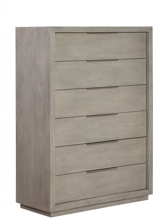 Modus Furniture - Oxford Six-Drawer Chest in Mineral (2024) - AZBX84A view 1