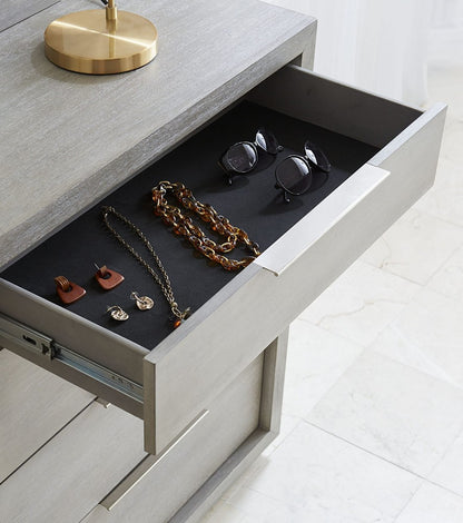 Modus Furniture - Oxford Six-Drawer Chest in Mineral (2024) - AZBX84A view 3