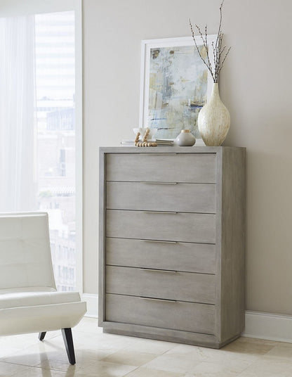 Modus Furniture - Oxford Six-Drawer Chest in Mineral (2024) - AZBX84A view 5