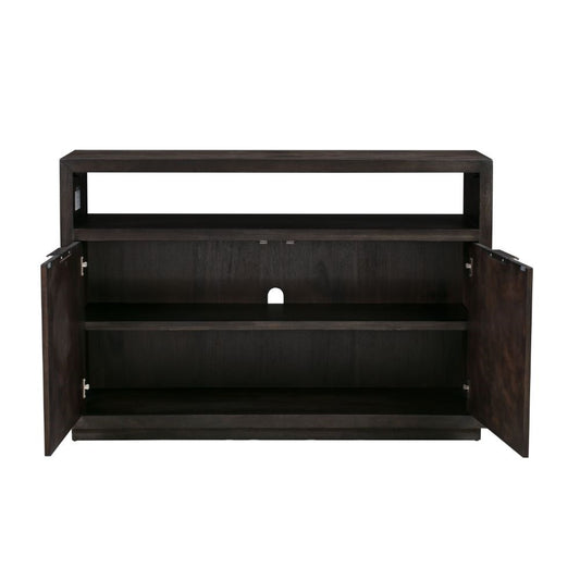 Modus Furniture - Oxford Solid Wood 54in Media Console in Graphite - AZU5265 veiw 2