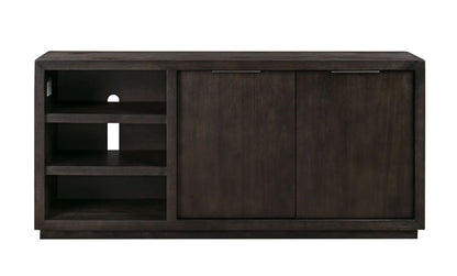 Modus Furniture - Oxford Solid Wood 64in Media Console in Graphite - AZU5266 veiw 1