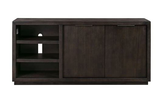 Modus Furniture - Oxford Solid Wood 64in Media Console in Graphite - AZU5266 veiw 1