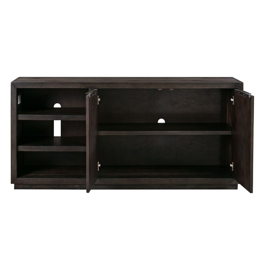 Modus Furniture - Oxford Solid Wood 64in Media Console in Graphite - AZU5266 veiw 2