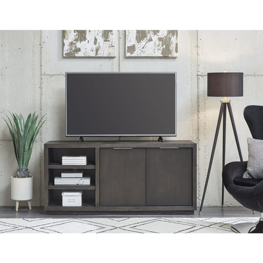 Modus Furniture - Oxford Solid Wood 64in Media Console in Graphite - AZU5266 view 1