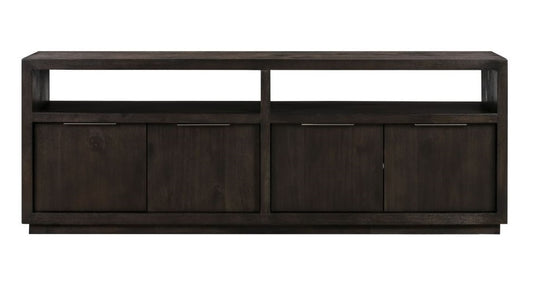 Modus Furniture - Oxford Solid Wood 74in Media Console in Graphite - AZU5267 veiw 1
