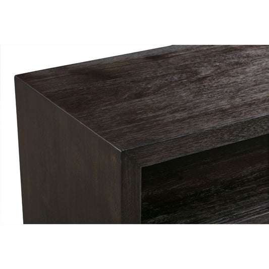 Modus Furniture - Oxford Solid Wood 74in Media Console in Graphite - AZU5267 veiw 2