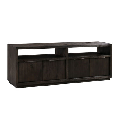 Modus Furniture - Oxford Solid Wood 74in Media Console in Graphite - AZU5267 veiw 3