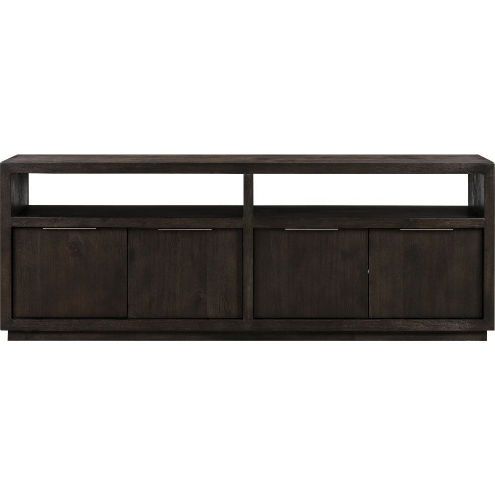 Modus Furniture - Oxford Solid Wood 74in Media Console in Graphite - AZU5267 view 4
