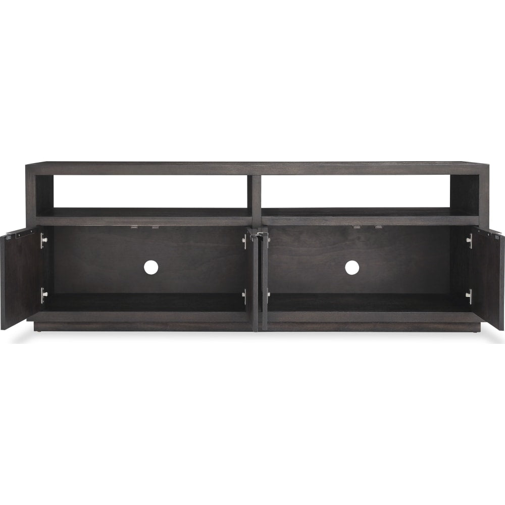 Modus Furniture - Oxford Solid Wood 74in Media Console in Graphite - AZU5267 view 5