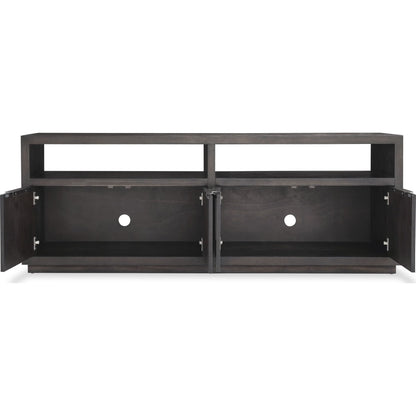 Modus Furniture - Oxford Solid Wood 74in Media Console in Graphite - AZU5267 view 5