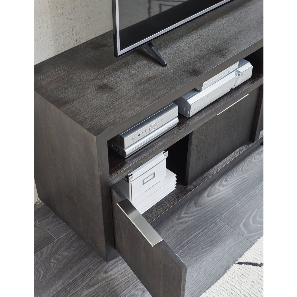 Modus Furniture - Oxford Solid Wood 74in Media Console in Graphite - AZU5267 view 6