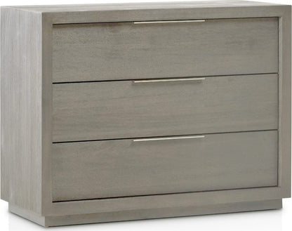 Modus Furniture - Oxford Three-Drawer Nightstand in Mineral (2024) - AZBX84BA view 1