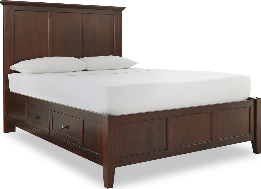 Modus Furniture - Paragon Full-size Four Drawer Storage Bed in Truffle - 4N35D4 view 1