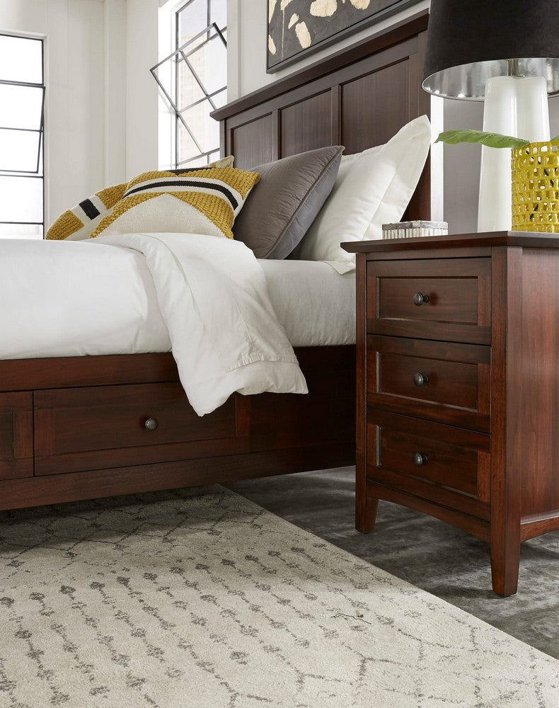 Modus Furniture - Paragon Full-size Four Drawer Storage Bed in Truffle - 4N35D4 view 4