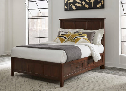 Modus Furniture - Paragon Full-size Four Drawer Storage Bed in Truffle - 4N35D4 view 6