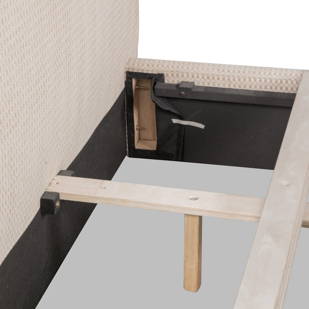 Modus Furniture - Pasadena Uph QN Bed - Cttg Crm - XS3TH5 view 10
