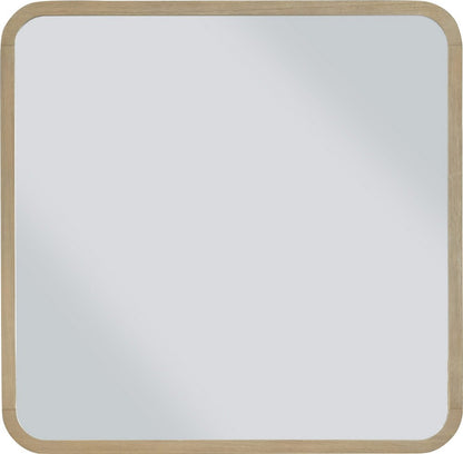 Modus Furniture - Penny Beveled Glass Wall or Dresser Mirror in Buff Cream - QXUL83 view 2