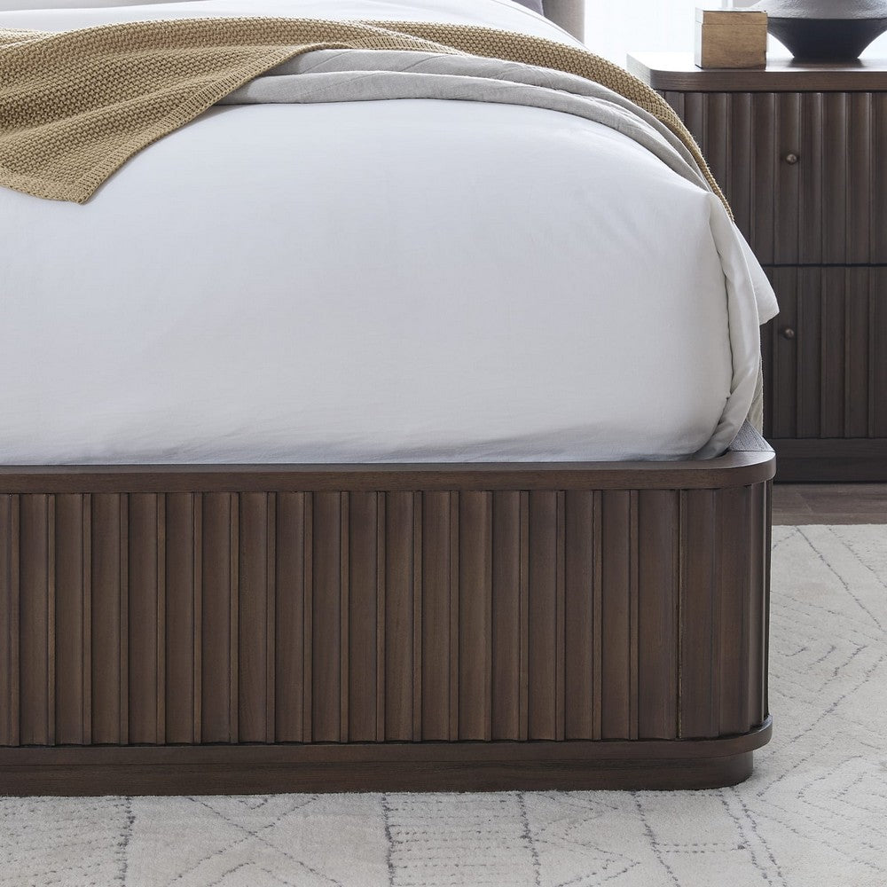 Modus Furniture - Penny Fluted CK Bed - Ch Ms - YQQTH6 view 5