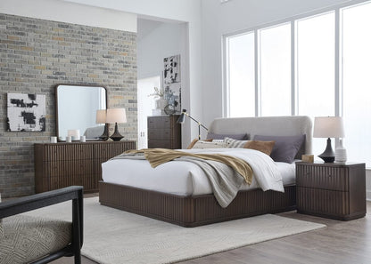 Modus Furniture - Penny Fluted CK Bed - Ch Ms - YQQTH6 view 7