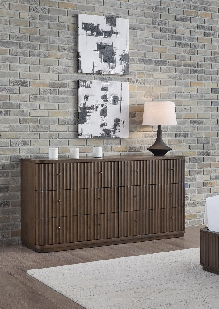 Modus Furniture - Penny Fluted Dresser - Ch Ms - YQQT82 view 4