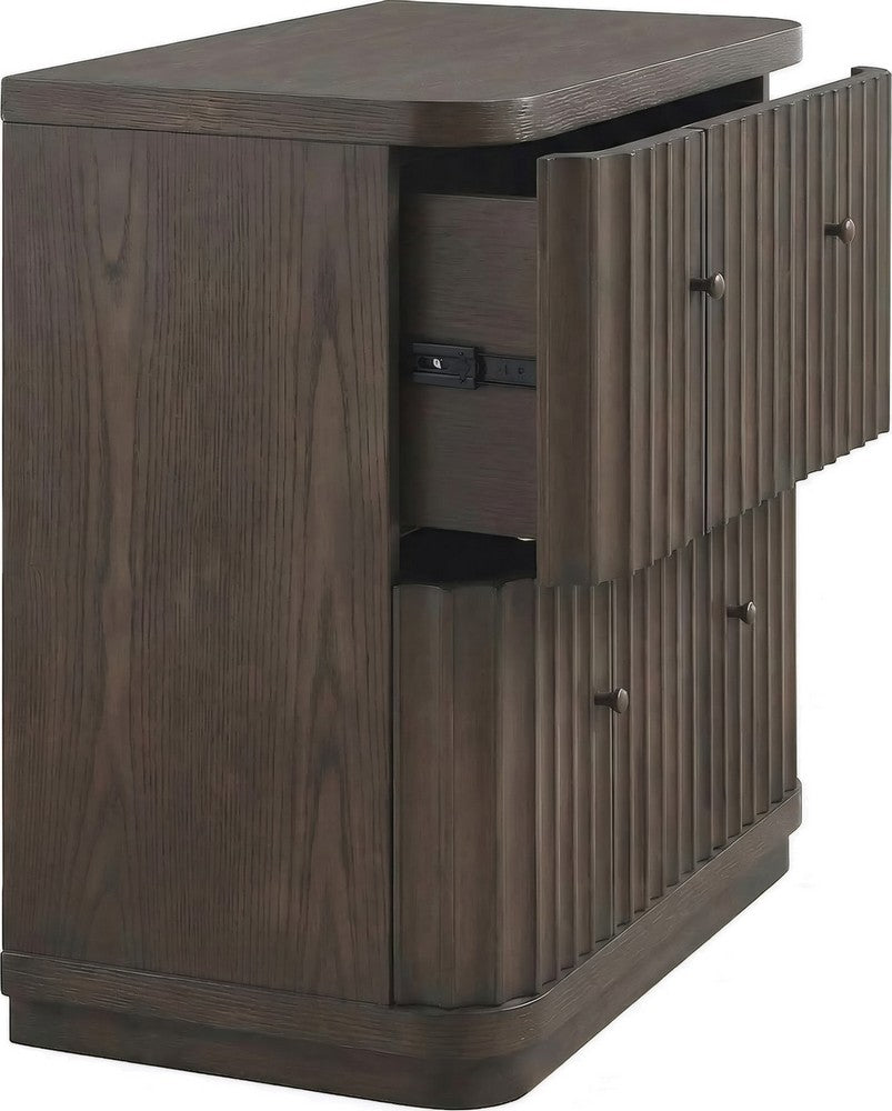 Modus Furniture - Penny Fluted Nghtstnd - Ch Ms - YQQT81 view 3