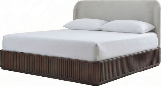 Modus Furniture - Penny Fluted QN Bed - Ch Ms - YQQTH5 view 1