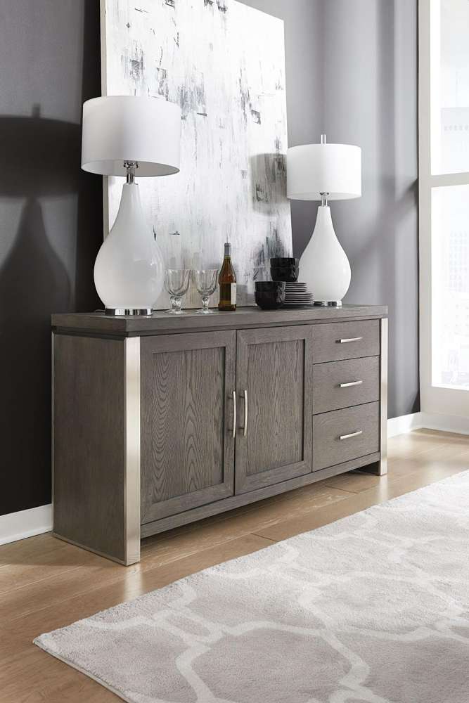 Modus Furniture - Plata Sideboard in Thunder Grey - 6EL478 veiw 1