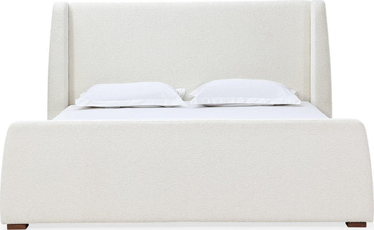 Modus Furniture - Presley Upholstered Wingback Platform Bed in Cottage Cheese Boucle (2026) - PCMZQ5 view 2