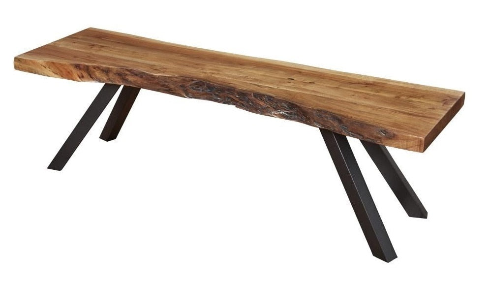Modus Furniture - Reese Solid Wood Dining Bench in Natural Acacia - 3A6991 veiw 1