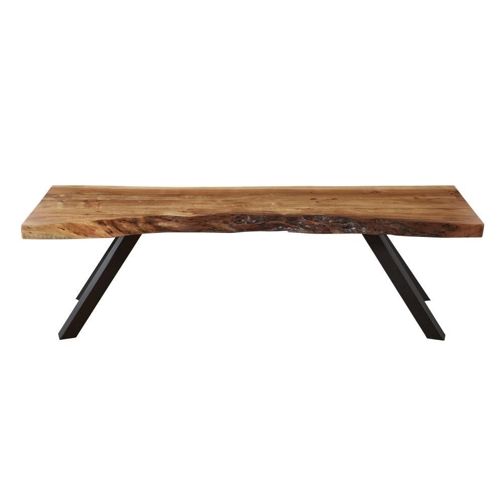Modus Furniture - Reese Solid Wood Dining Bench in Natural Acacia - 3A6991 veiw 2