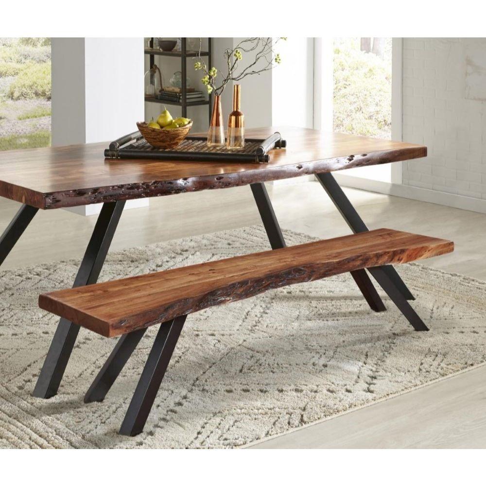 Modus Furniture - Reese Solid Wood Dining Bench in Natural Acacia - 3A6991 veiw 5