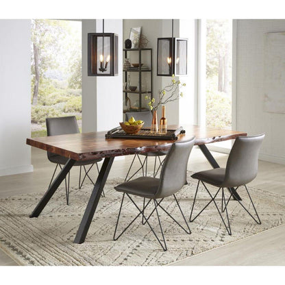 Modus Furniture - Reese Solid Wood Rectangular Dining Table in Natural Acacia - 3A69615 veiw 4
