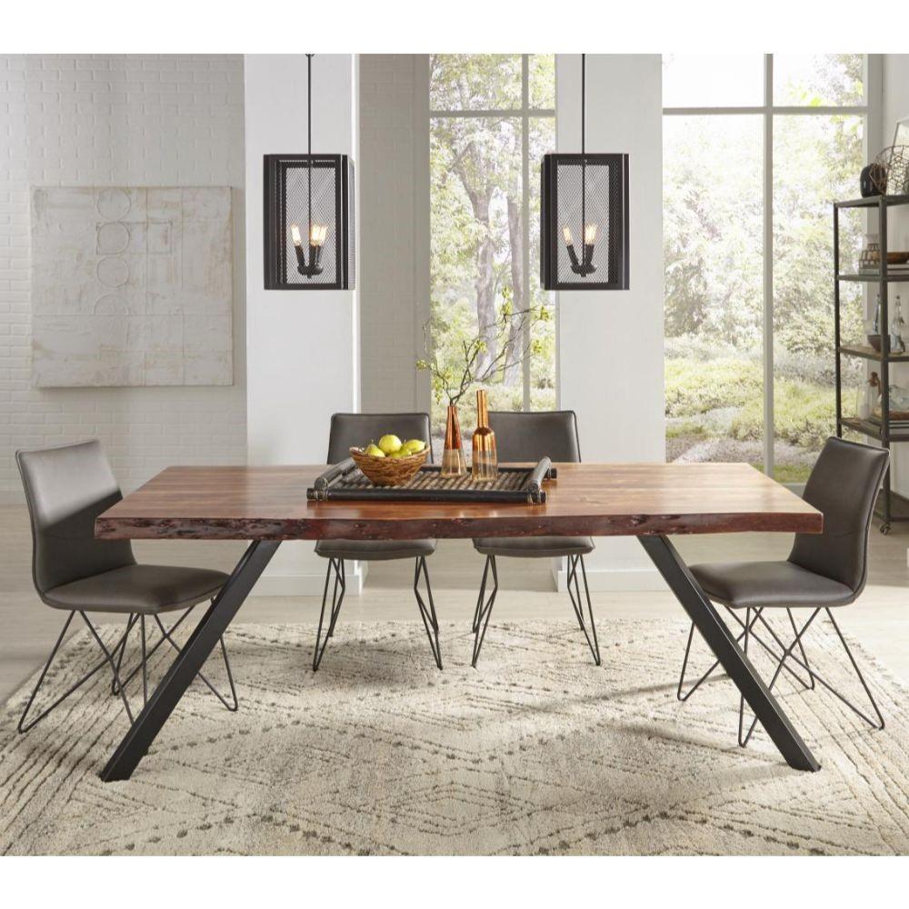Modus Furniture - Reese Solid Wood Rectangular Dining Table in Natural Acacia - 3A69615 veiw 6
