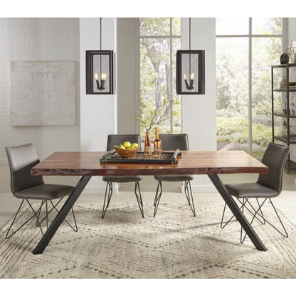 Modus Furniture - Reese Solid Wood Rectangular Dining Table in Natural Acacia - 3A69615 veiw 6