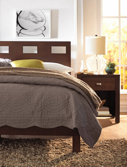 Modus Furniture - Riva California King-size Platform Bed in Chocolate Brown - RV26F6 view 3