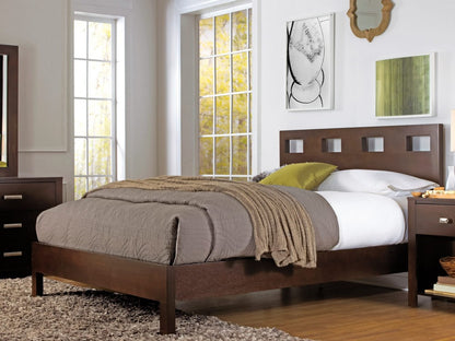 Modus Furniture - Riva California King-size Platform Bed in Chocolate Brown - RV26F6 view 4