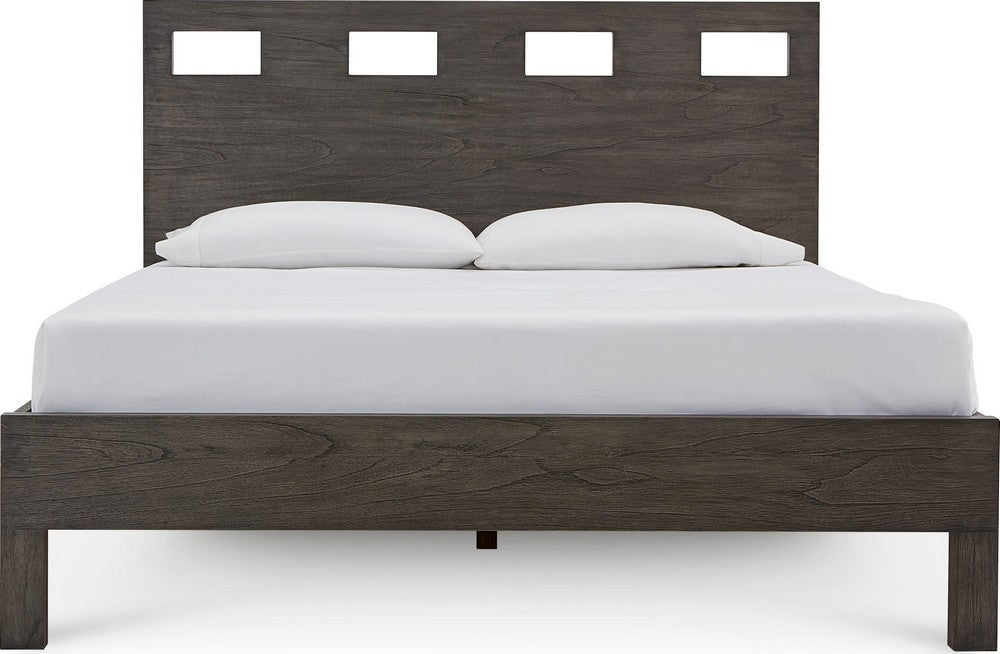 Modus Furniture - Riva California King-size Platform Bed in Sharkskin - RVGXJ6 view 2
