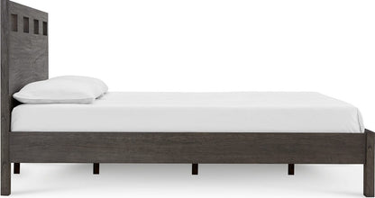 Modus Furniture - Riva King-size Platform Bed in Sharkskin - RVGXJ7 view 3