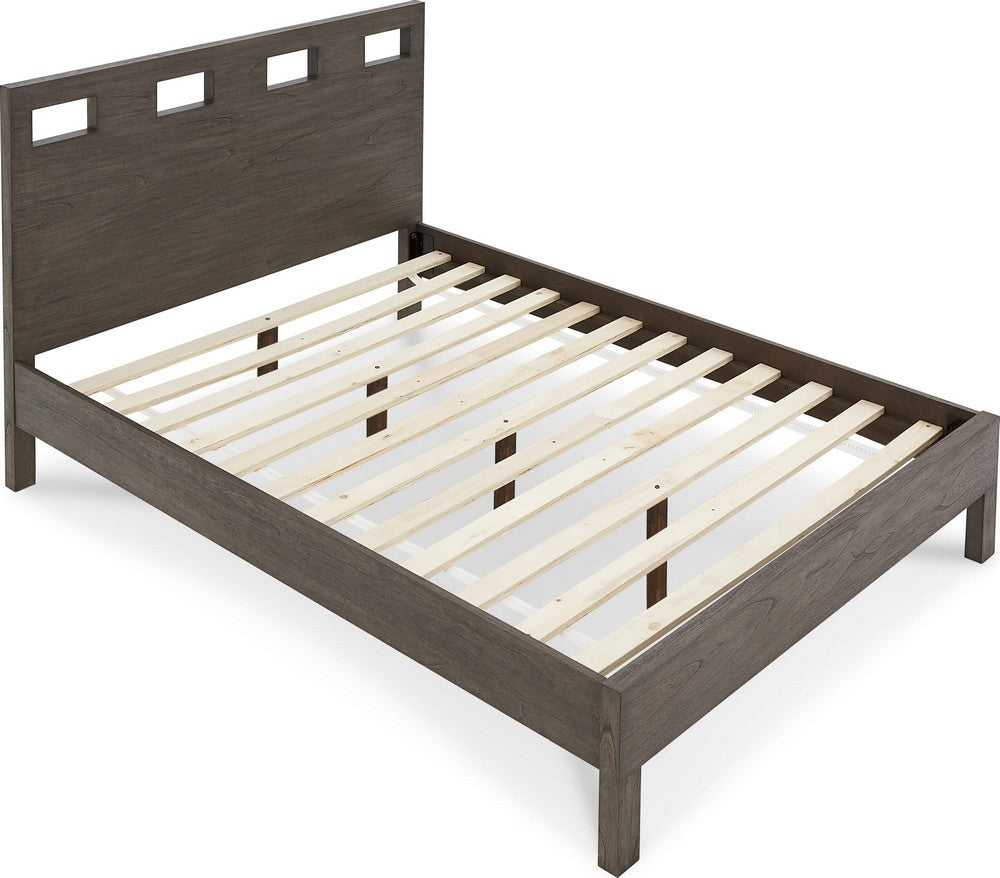 Modus Furniture - Riva Queen-size Platform Bed in Sharkskin - RVGXJ5 view 4