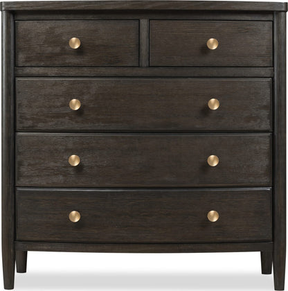 Modus Furniture - Rockport Five Drawer Small Chest in Yin - QBTS85 view 2