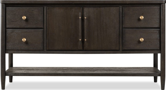 Modus Furniture - Rockport Four Drawer Two Door Sideboard in Yin - QBTS78 view 2