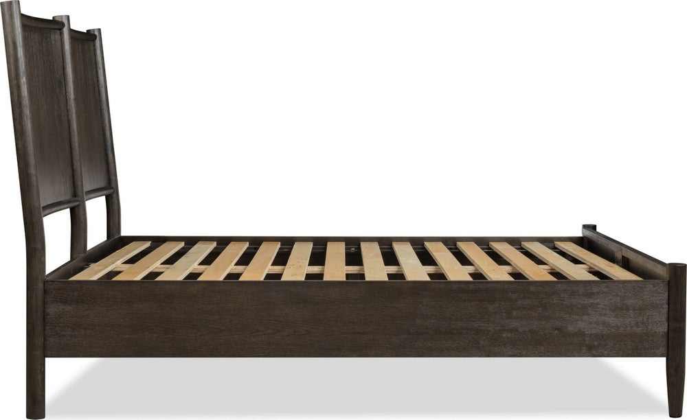 Modus Furniture - Rockport Oak Wood California King-size Platform Bed in Yin - QBTSK6 view 5