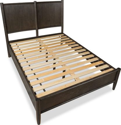 Modus Furniture - Rockport Oak Wood King-size Platform Bed in Yin
 - QBTSK7 view 6